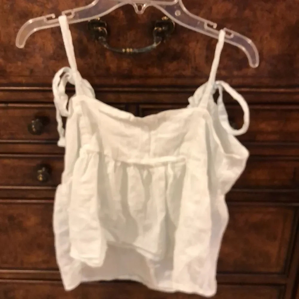 OLD Navy white Flowy tank top